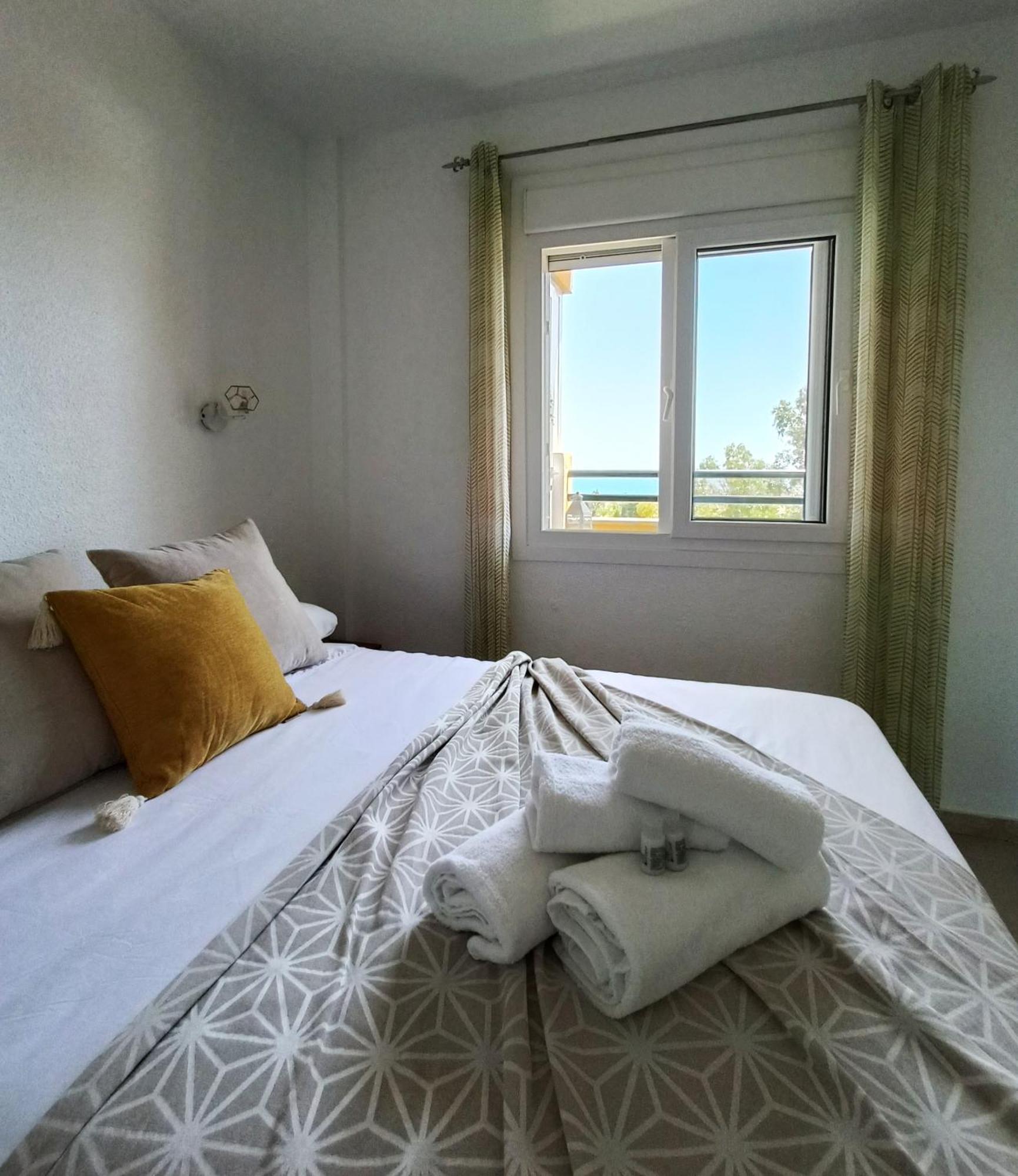 Geminis 504 Suite Con Terraza Y Vistas Al Mar Aguadulce  Bagian luar foto