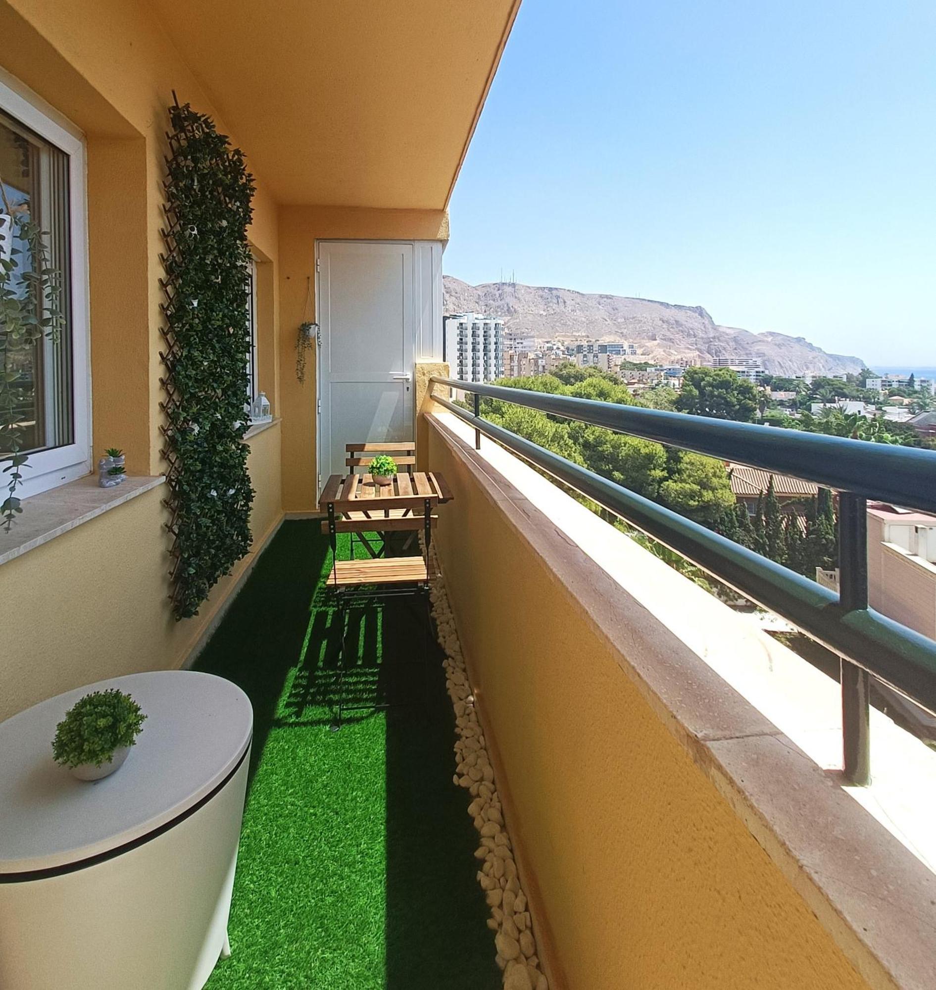 Geminis 504 Suite Con Terraza Y Vistas Al Mar Aguadulce  Bagian luar foto